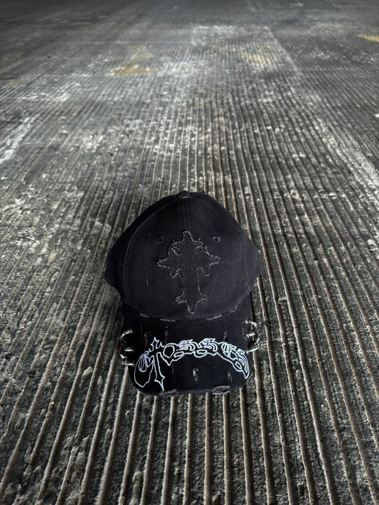 CROSSES PIERCED HAT