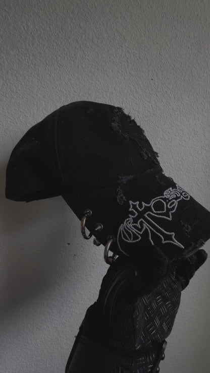 CROSSES PIERCED HAT